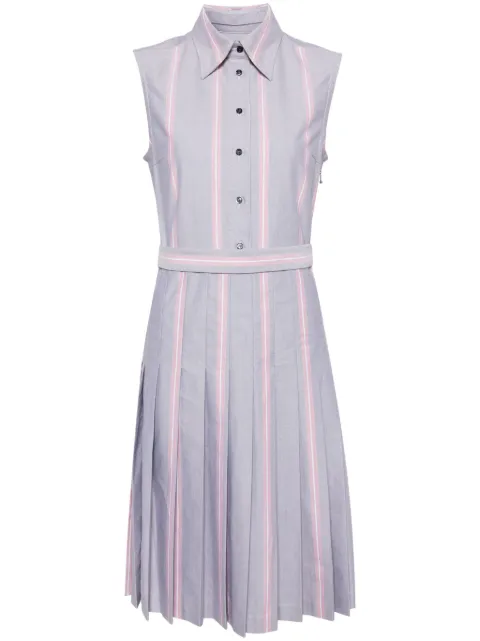 Thom Browne striped belted dress FDS704UF0662960 - 0