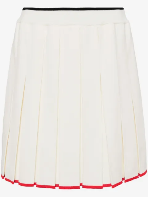 Thom Browne Saia de tricô com pregas