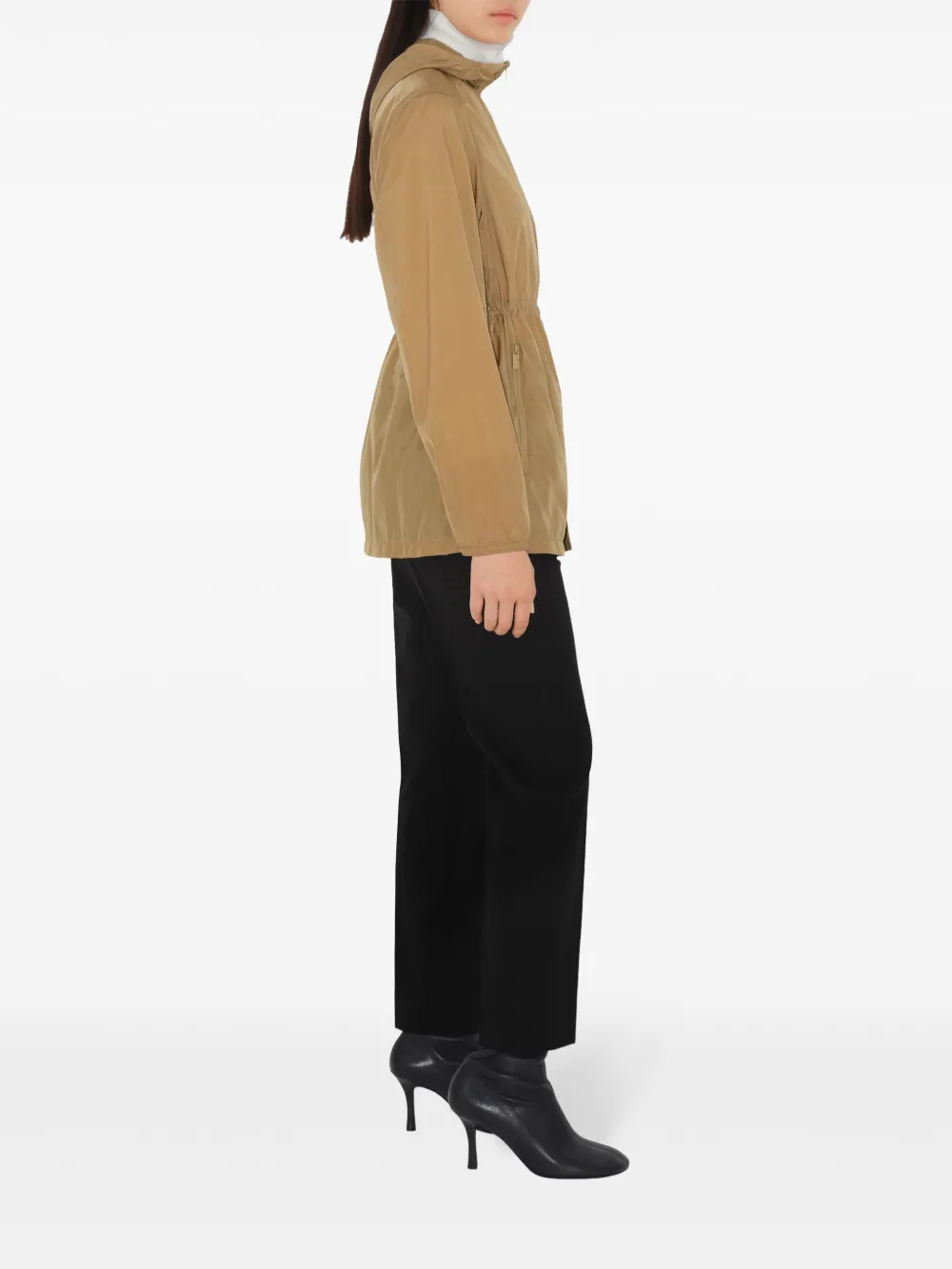 Burberry logo-appliqué jacket - Beige