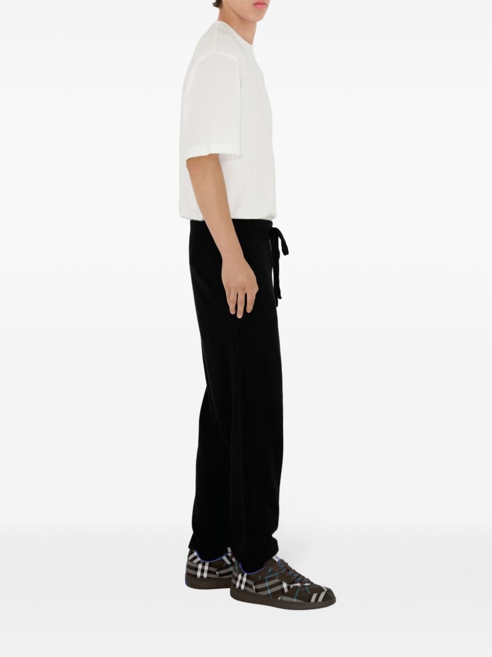 Burberry cashmere jogging pants - Zwart