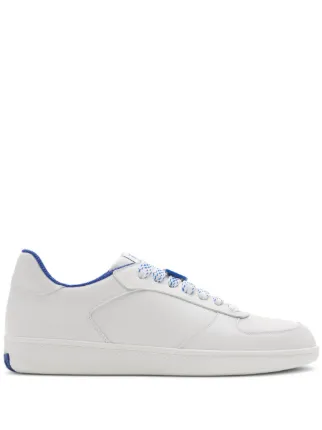 archive BURBERRY ホワイト ブーツカットデニム Burberry Terrace Leather Sneakers | White | FARFETCH ZA