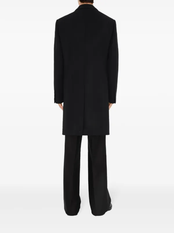 Burberry ウール コート | ブラック | FARFETCH JP