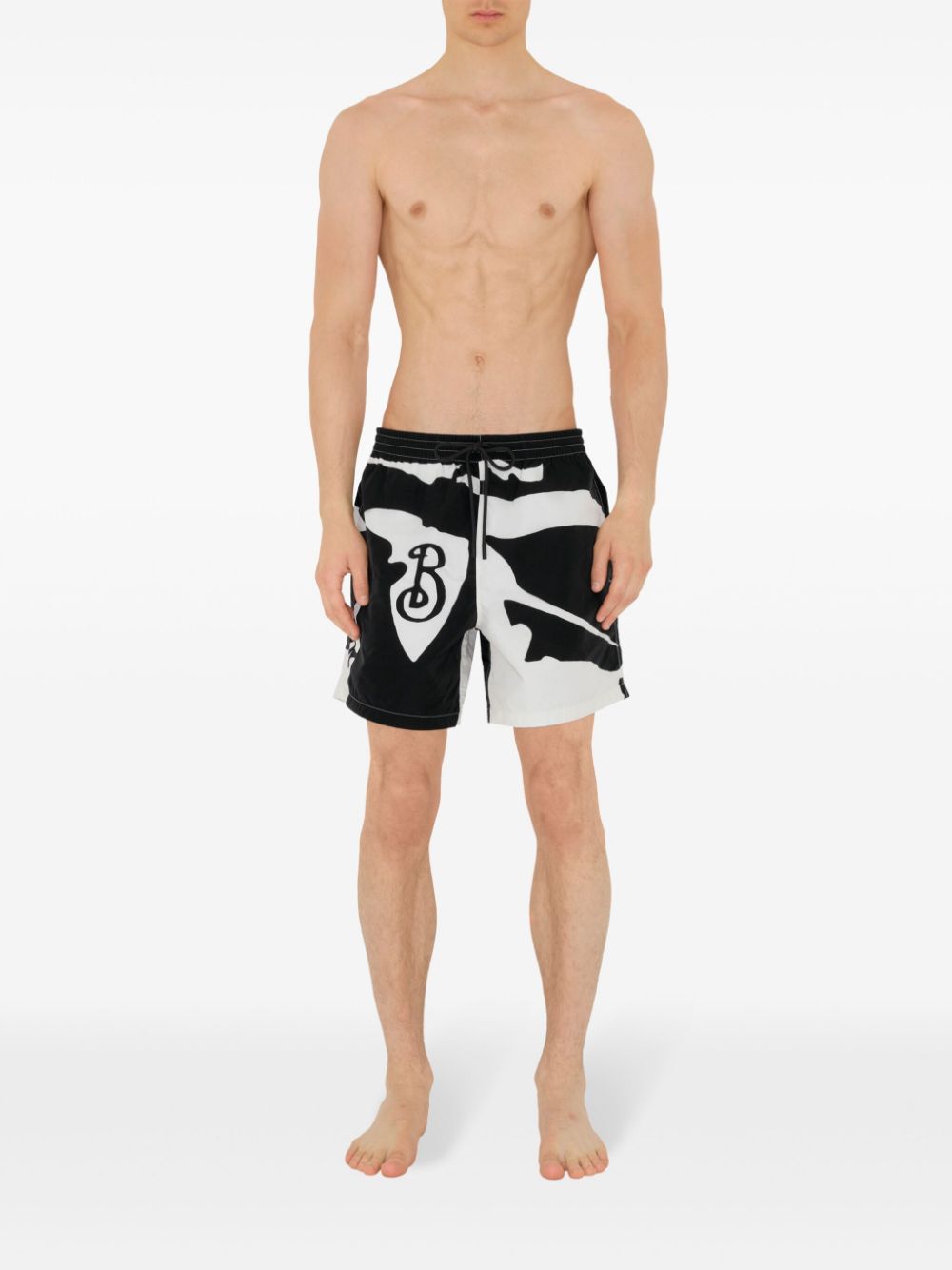 Affordable Burberry EKD swim shorts Men