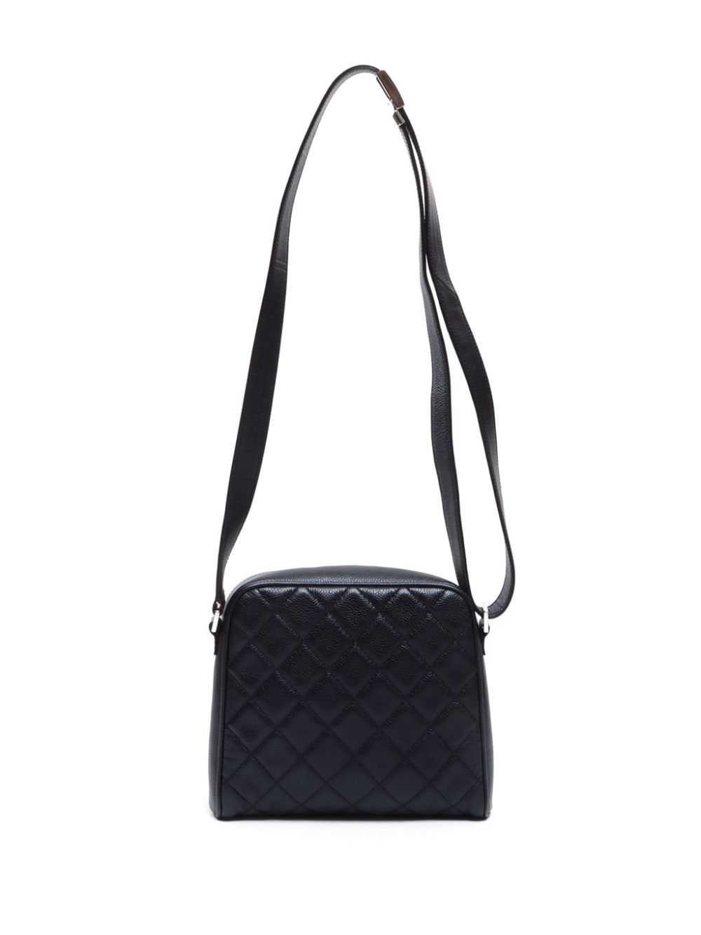 CHANEL Pre-Owned 2008 diamond-quilted shoulder bag - Zwart