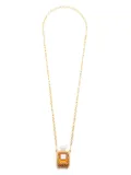 CHANEL Pre-Owned 1990 CC Allure Bottle pendant necklace - Gold