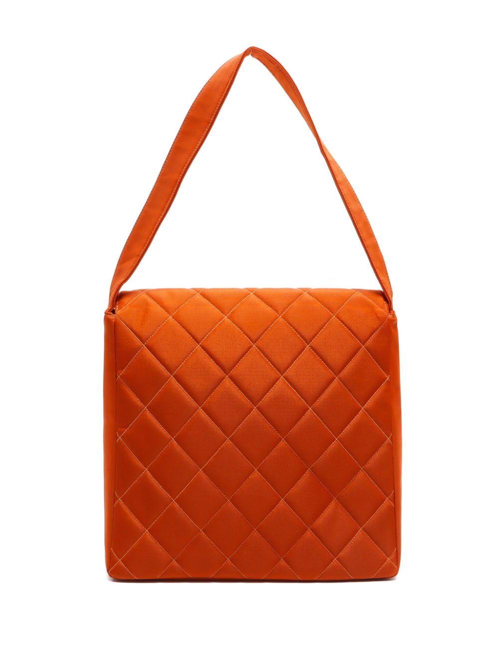 CHANEL Pre-Owned 1985-1993 diamond-quilted shoulder bag - Oranje