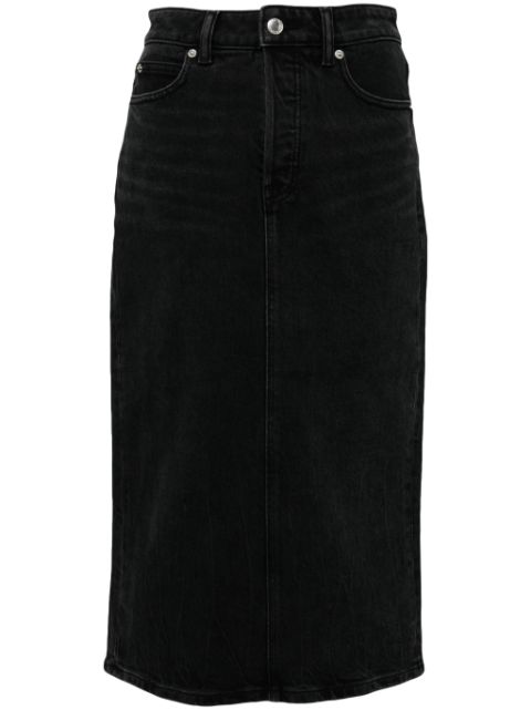 Alexander Wang applique denim midi skirt Women