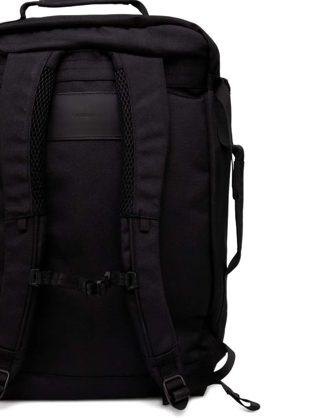 Sandqvist Otis Logo-patch Backpack In Black