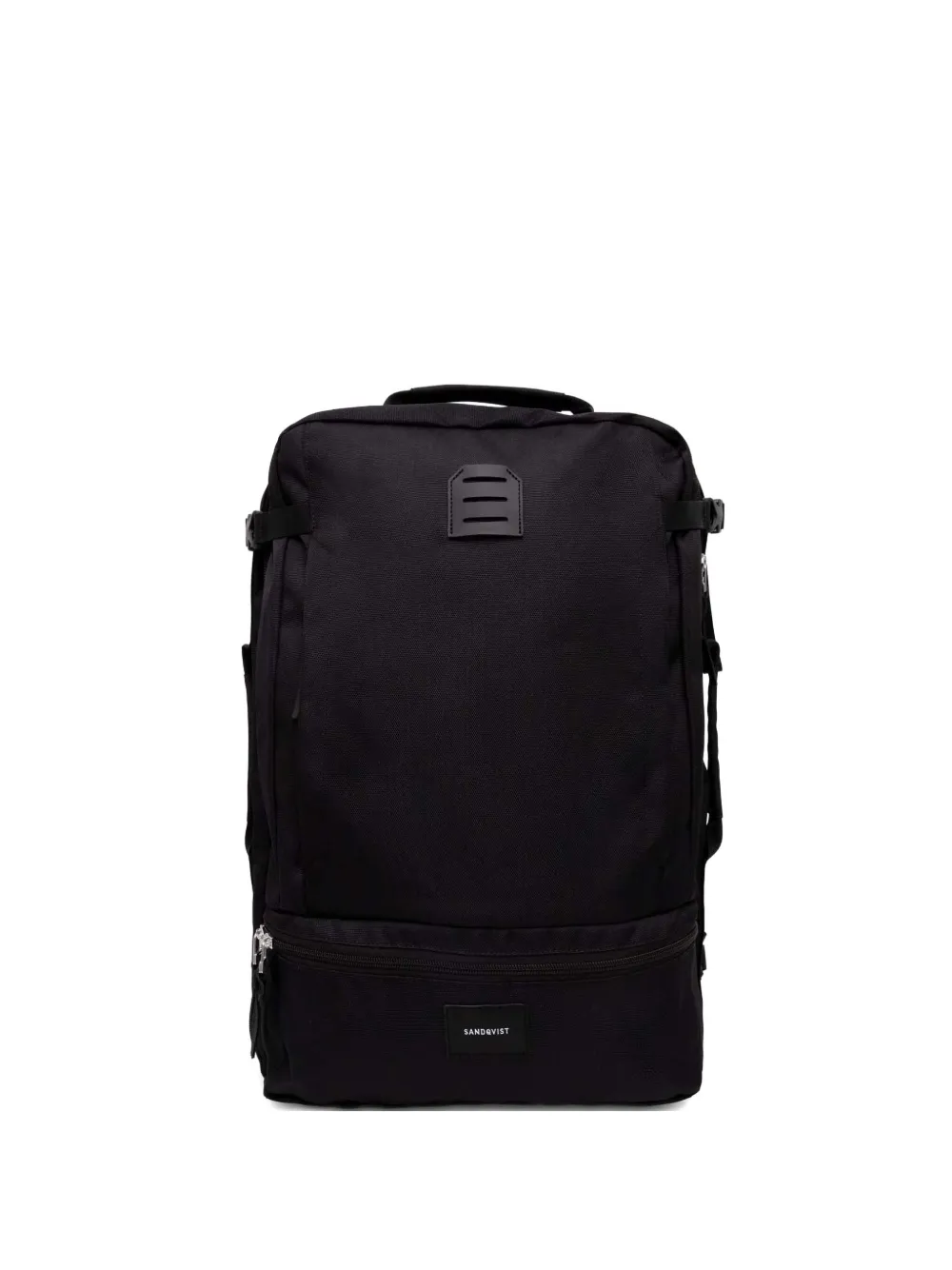 Sandqvist Otis logo-patch backpack | Black | Image 1
