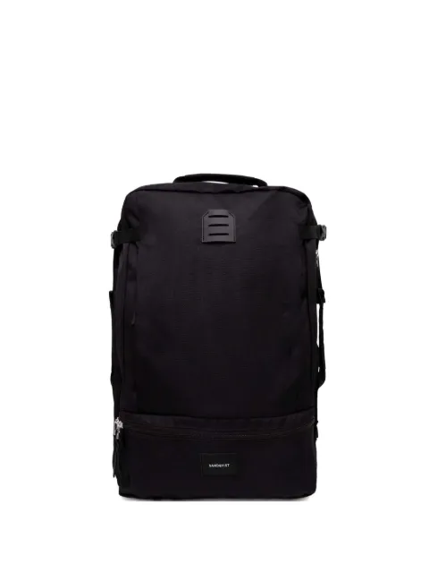 Sandqvist Otis logo-patch backpack