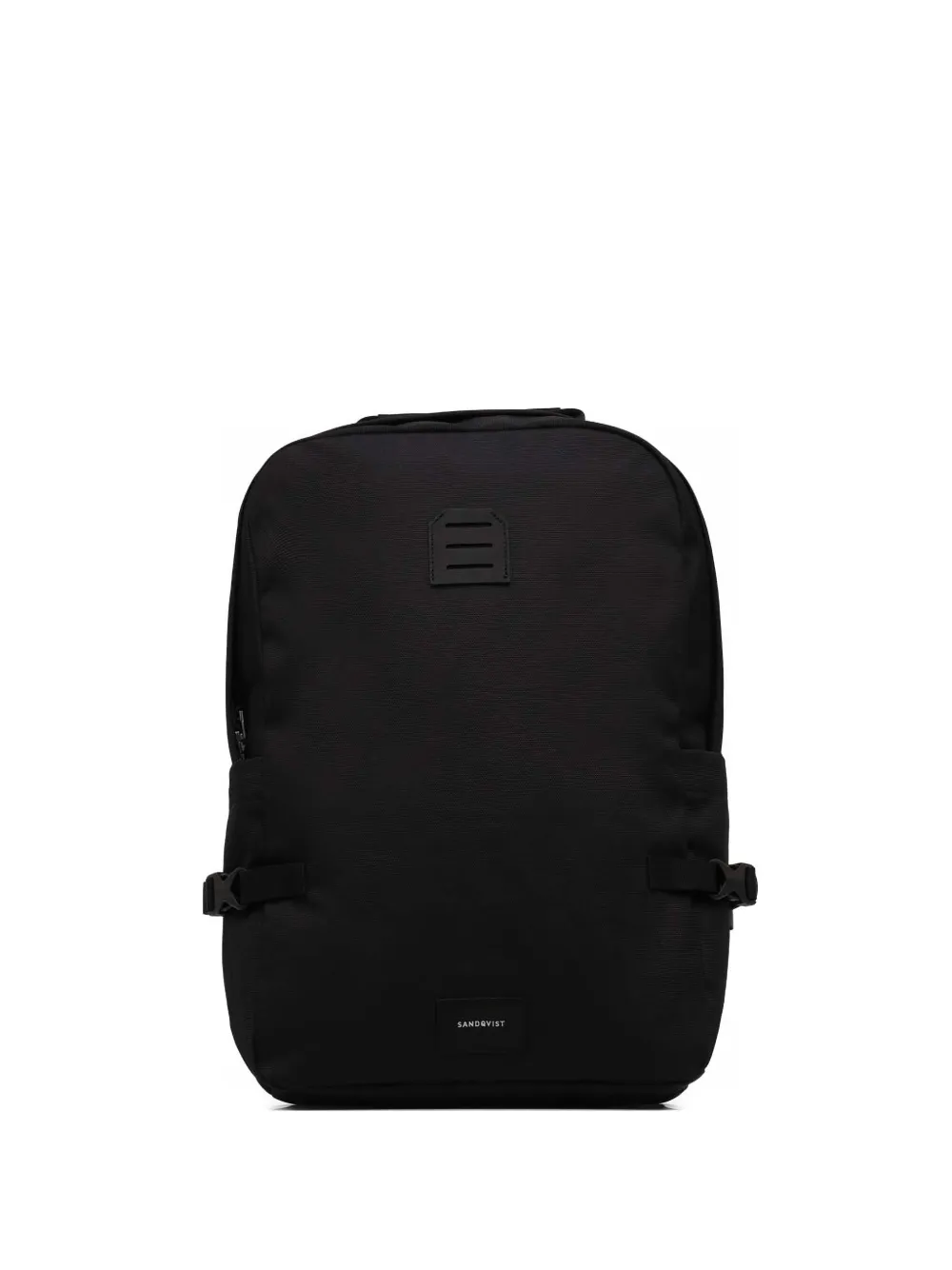 Sandqvist Andre buckle-straps logo-patch backpack | Black | Image 1
