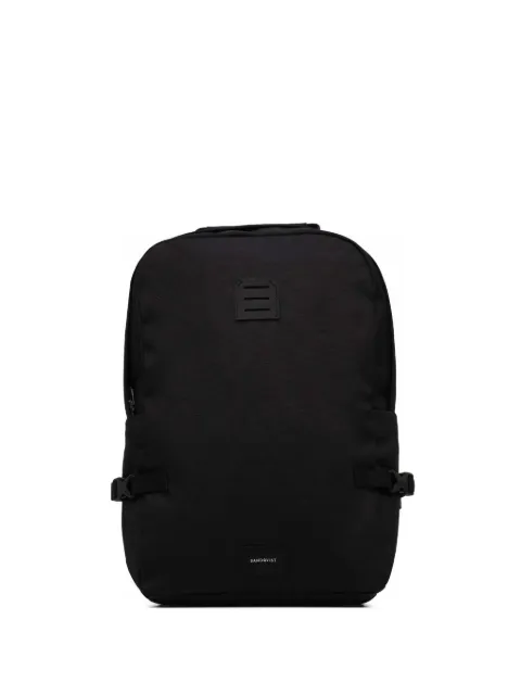Sandqvist Andre buckle-straps logo-patch backpack