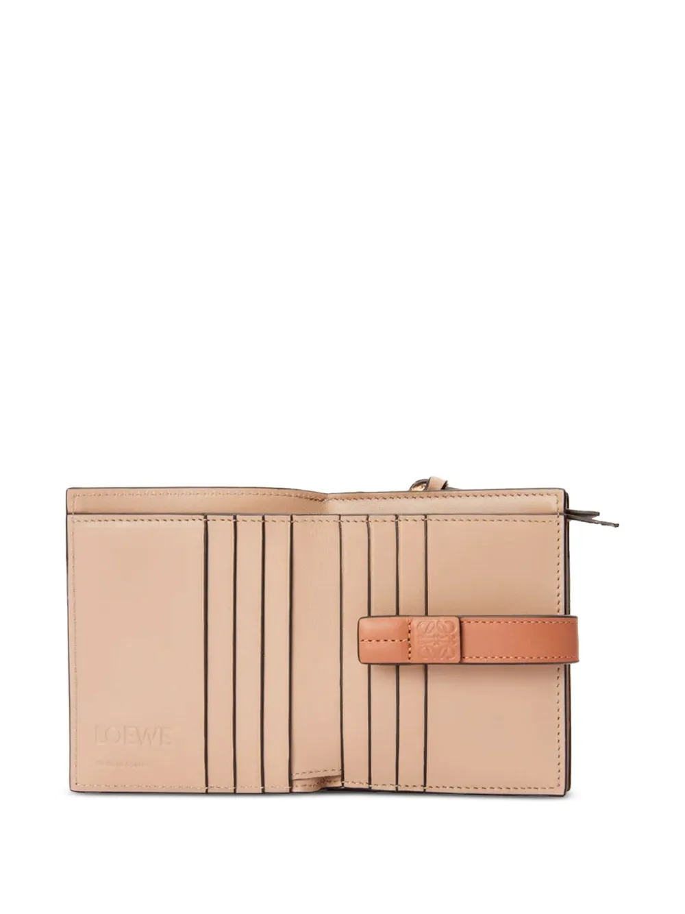 LOEWE Portemonnee met logo-reliëf Beige