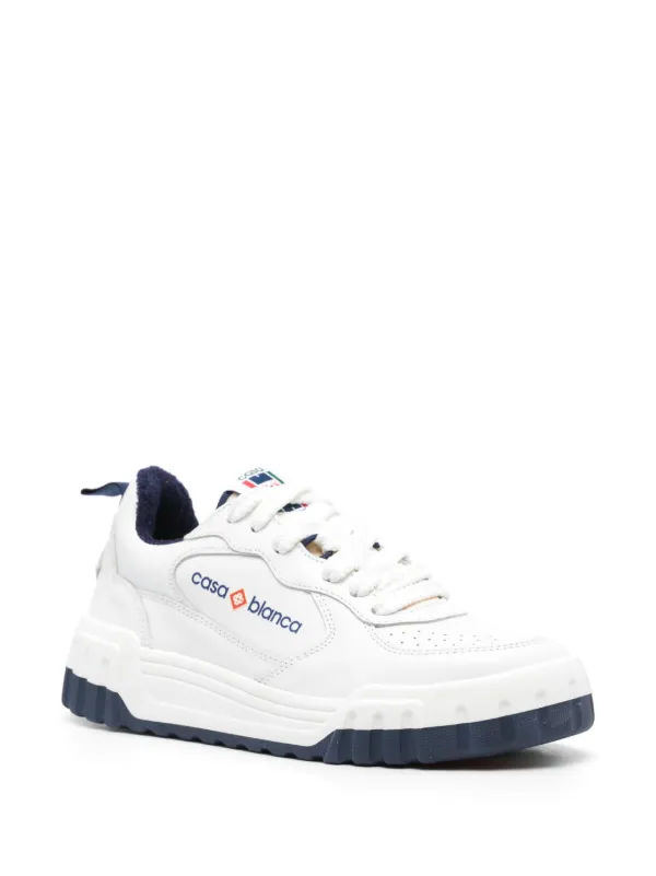 Casablanca The Court Sneakers | White | FARFETCH JO