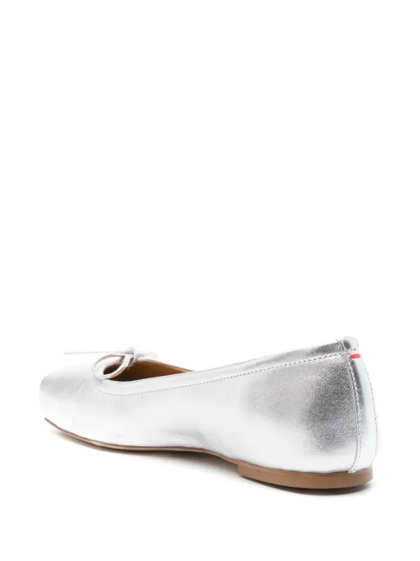 フラットシューズ AEYDE Woman Ballet flats Silver A11FLGBRS08FL26920051 SILVER AEYDE: Shoes woman - Silver | Aeyde ballet flats