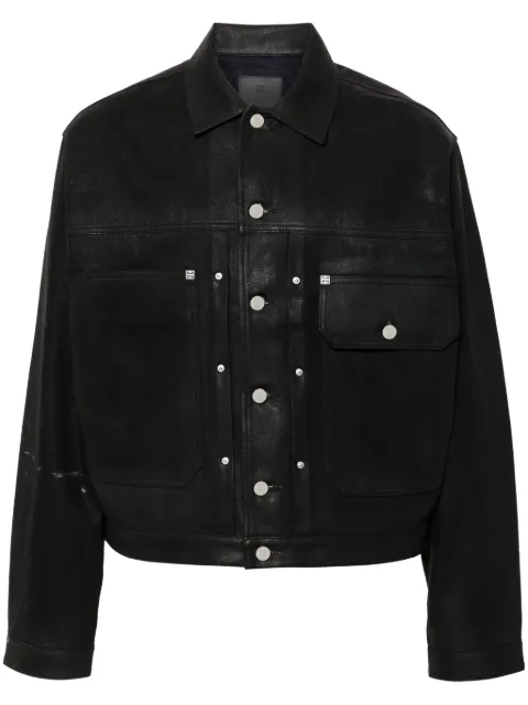 Givenchy coated denim jacket
