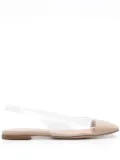 Gianvito Rossi Tokio ballenina shoes - Neutrals