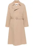 Jil Sander wool trench coat - Brown