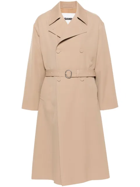 Jil Sander gabardina con botones