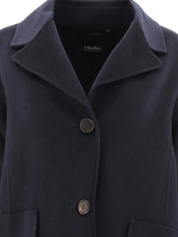 【送料&関税込】Max Mara Navy Blue Laveno Short Coat Max Mara Short coat Laveno | Women's Clothing | Vitkac