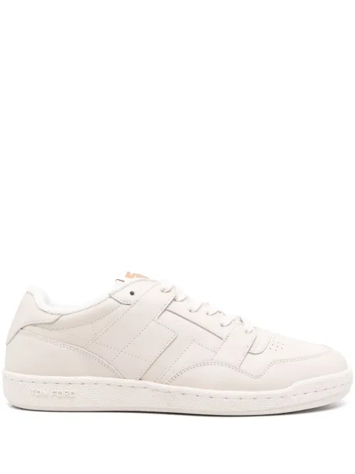 Baskets en cuir à logo embossé - TOM FORD - Modalova
