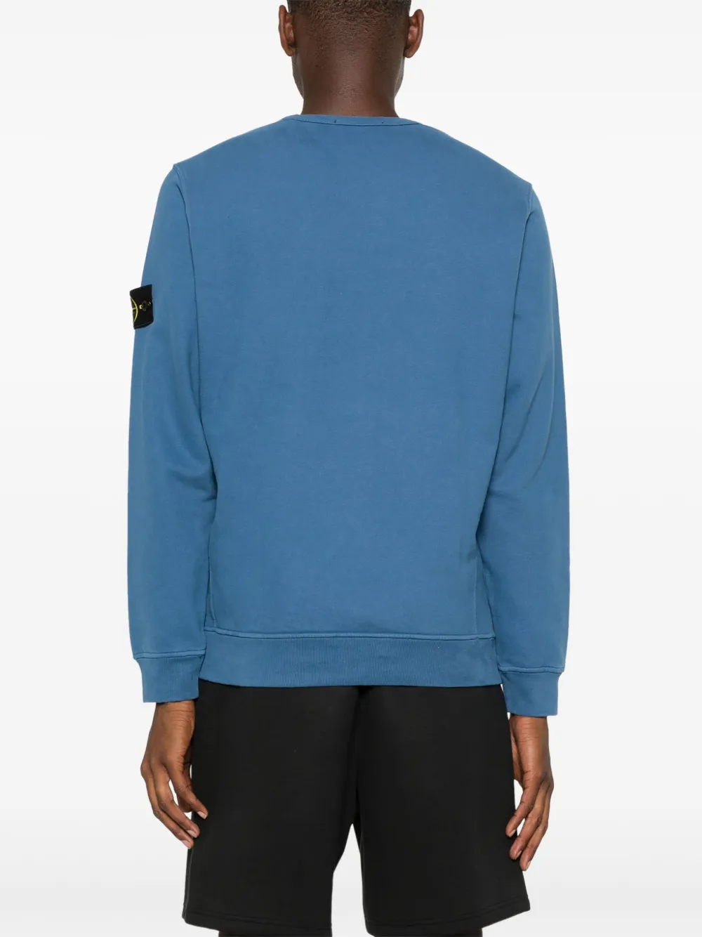 Stone Island Sweater met Compass-logopatch Blauw