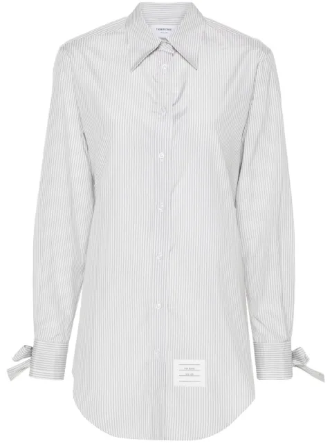 Thom Browne bow-cuff shirt dress FDSE90AF0743 - 0