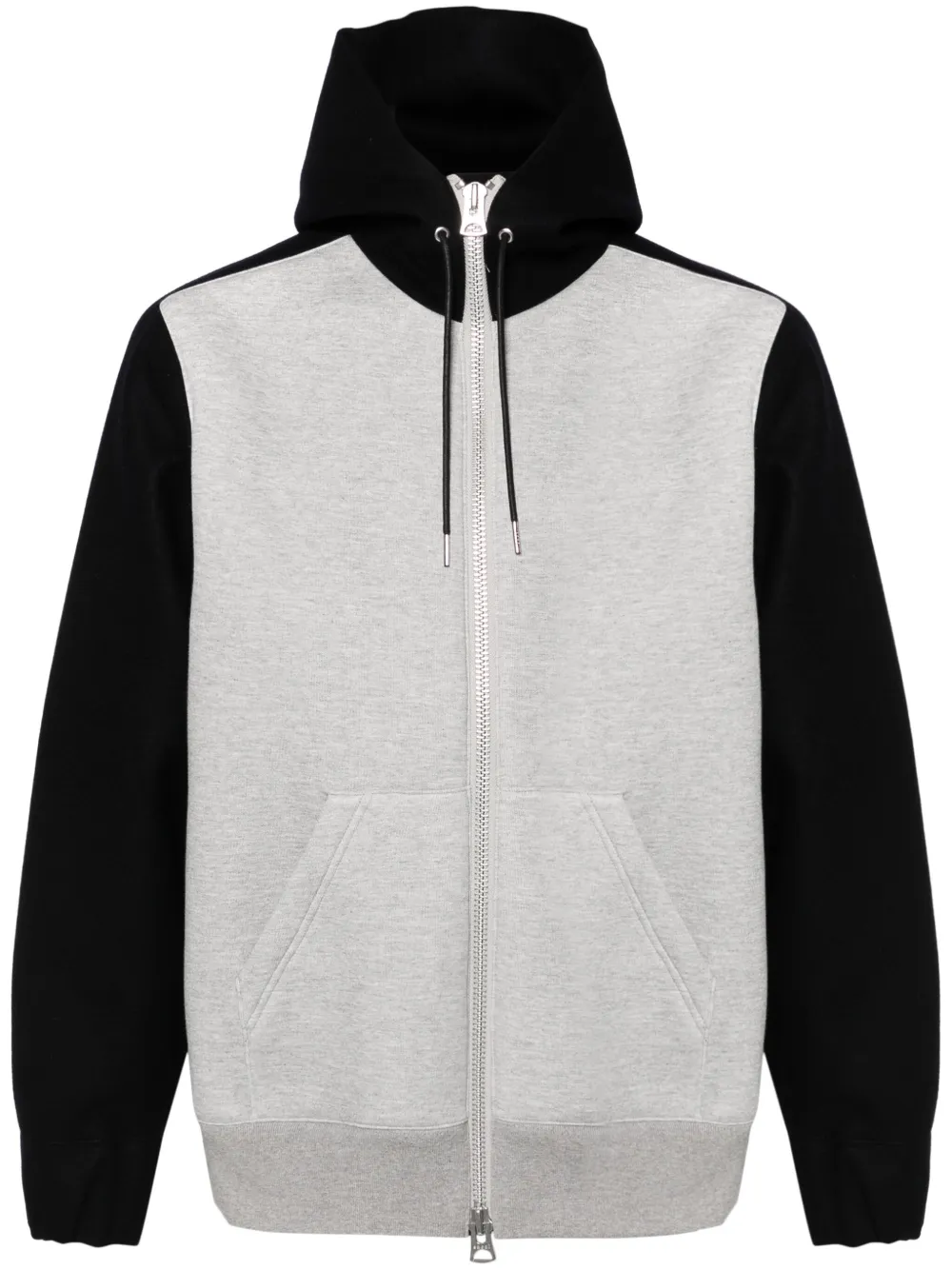sacai wool hooded jacket | Grey | Image 1
