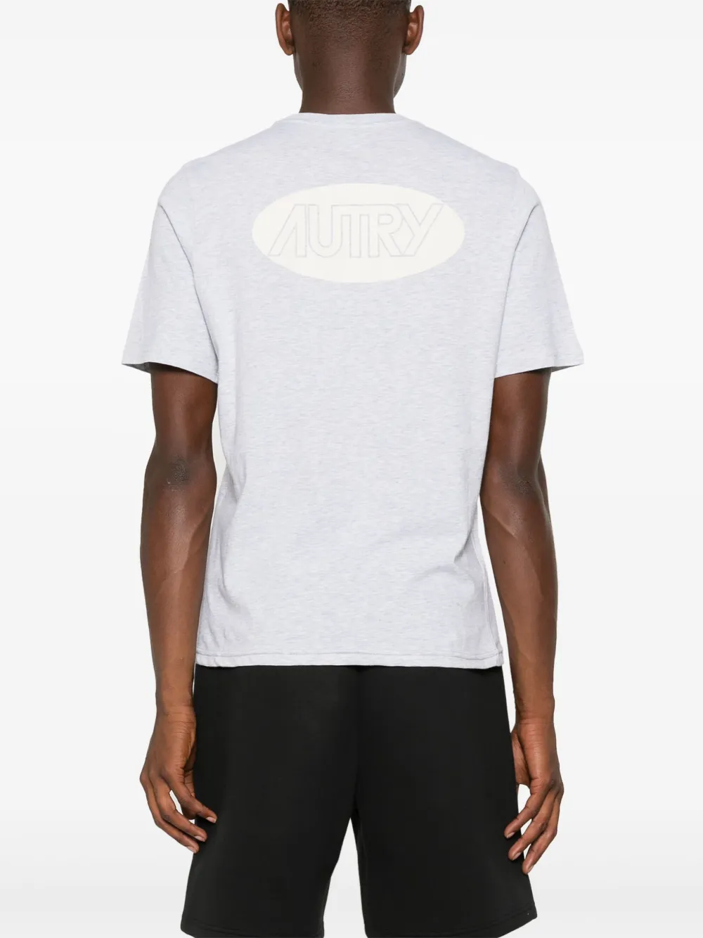 Autry T-shirt met mélange-effect Grijs