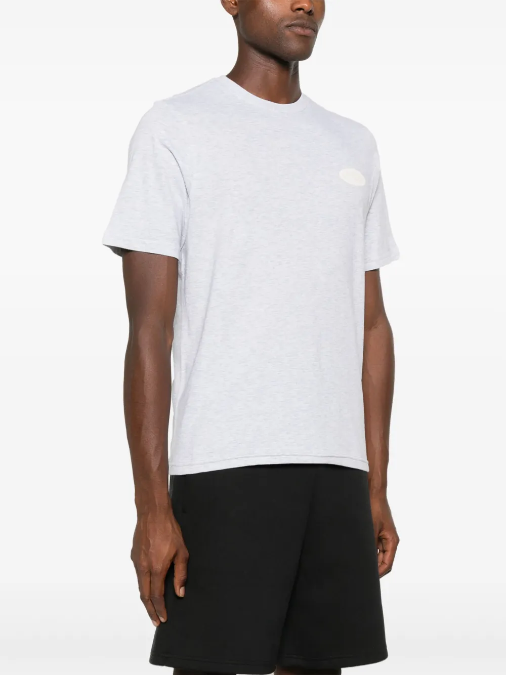 Autry T-shirt met mélange-effect Grijs