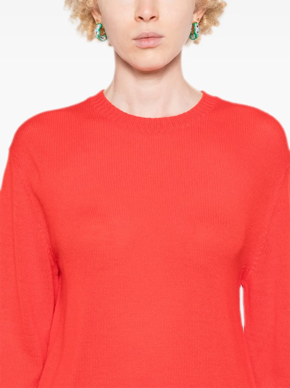 Jil Sander Fijngebreide trui Rood