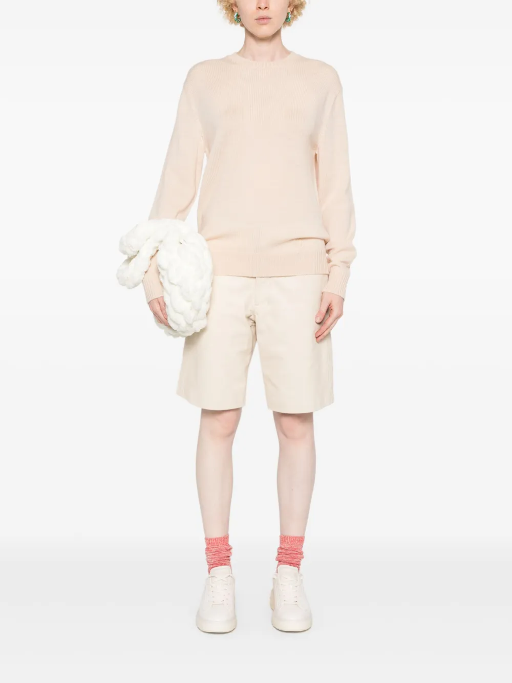 Jil Sander fine-knit jumper - Beige