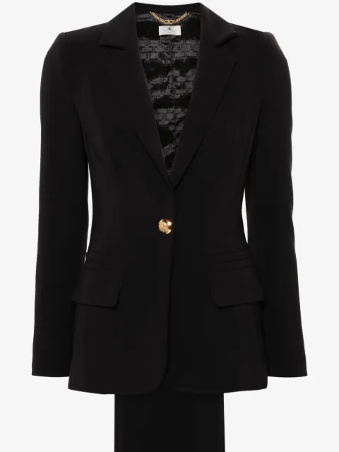 Elisabetta Franchi costume à veste à simple boutonnage