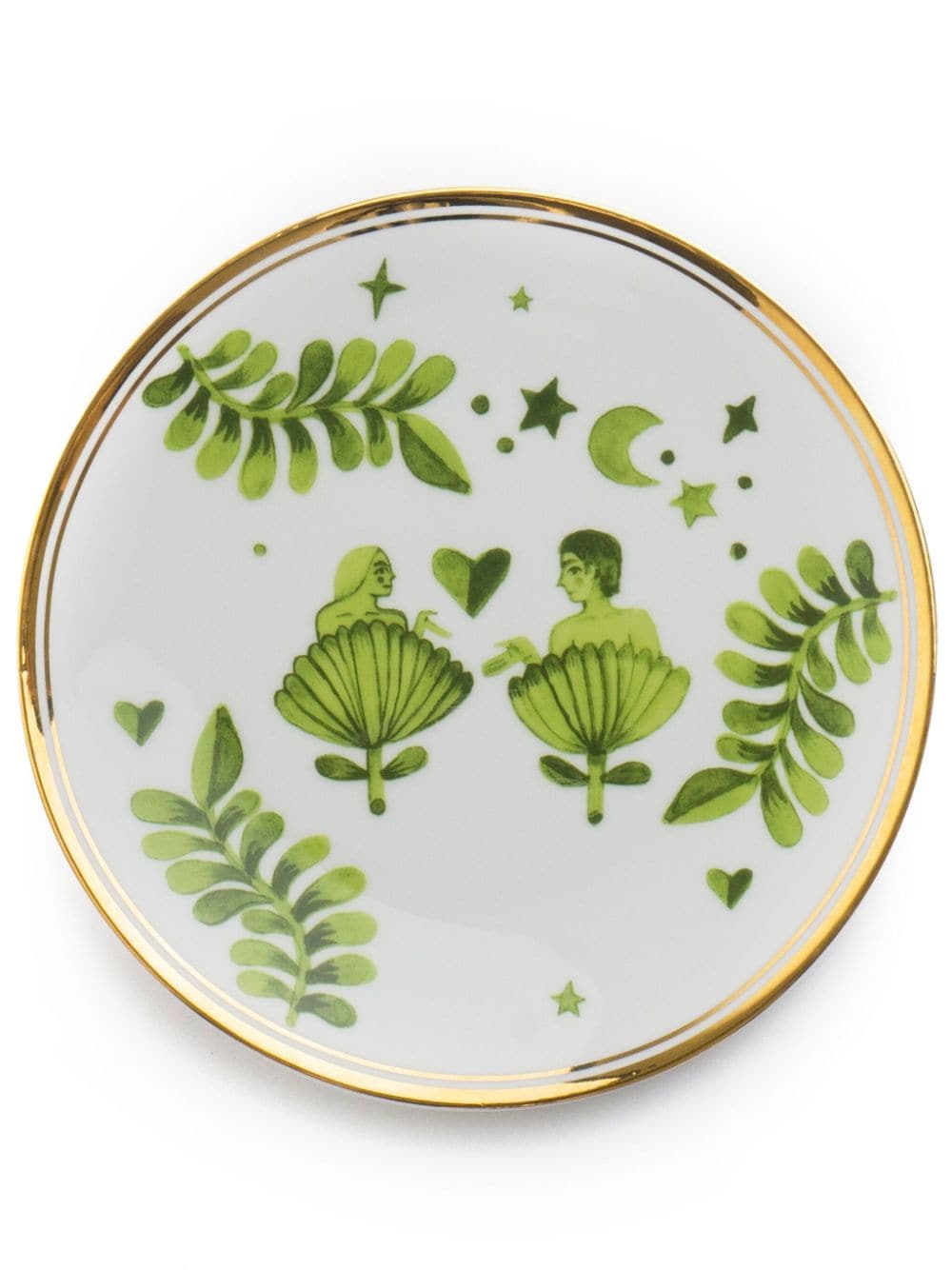 Bitossi Home Man Women Plate In White