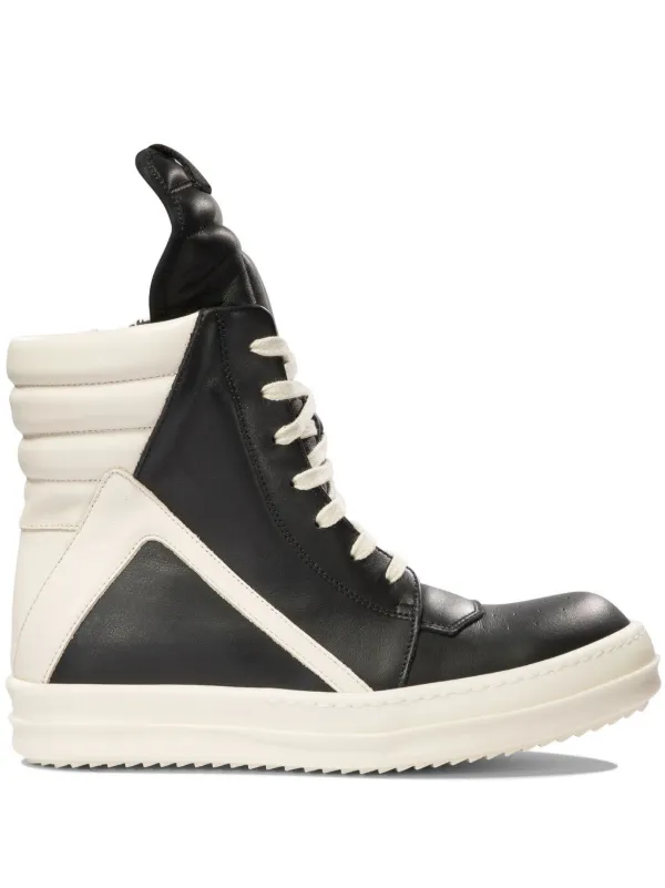 Rick Owens DRKSHDW Geobasket ハイカットスニーカー | ブラック