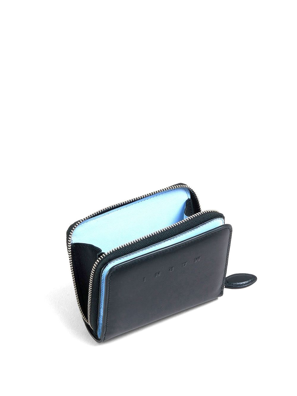 Marni logo-embossed leather wallet Men