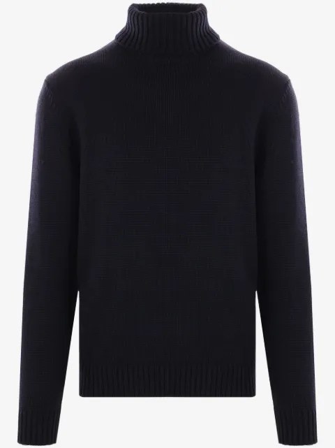 Zanone pull en maille à col roulé