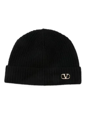 Prada Re-Nylon Gabardine And Wool Cap | Black | FARFETCH