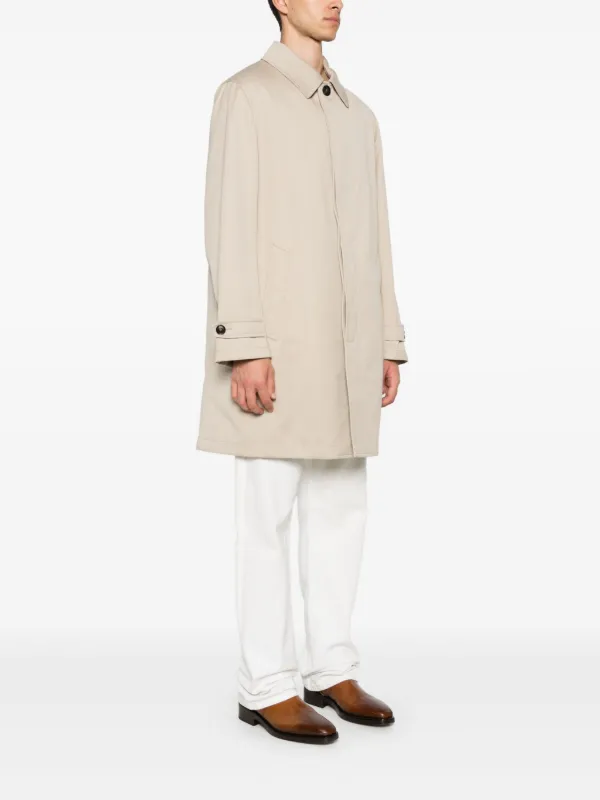 Brioni コットンコート | ニュートラル | FARFETCH JP