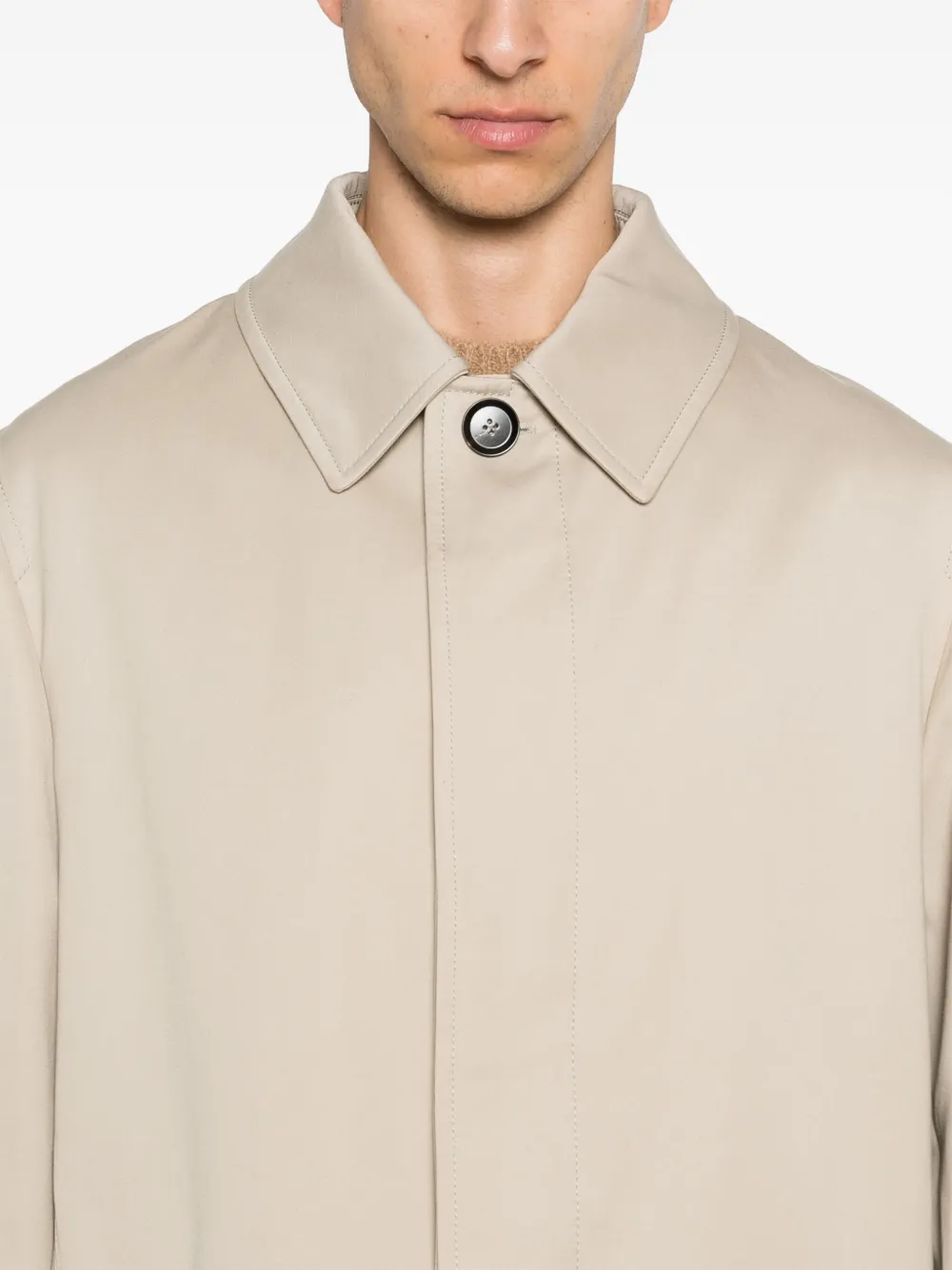 Brioni Katoenen jas Beige