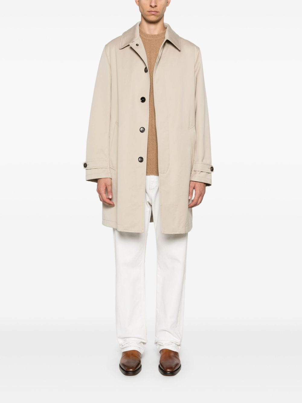 Brioni Katoenen jas - Beige