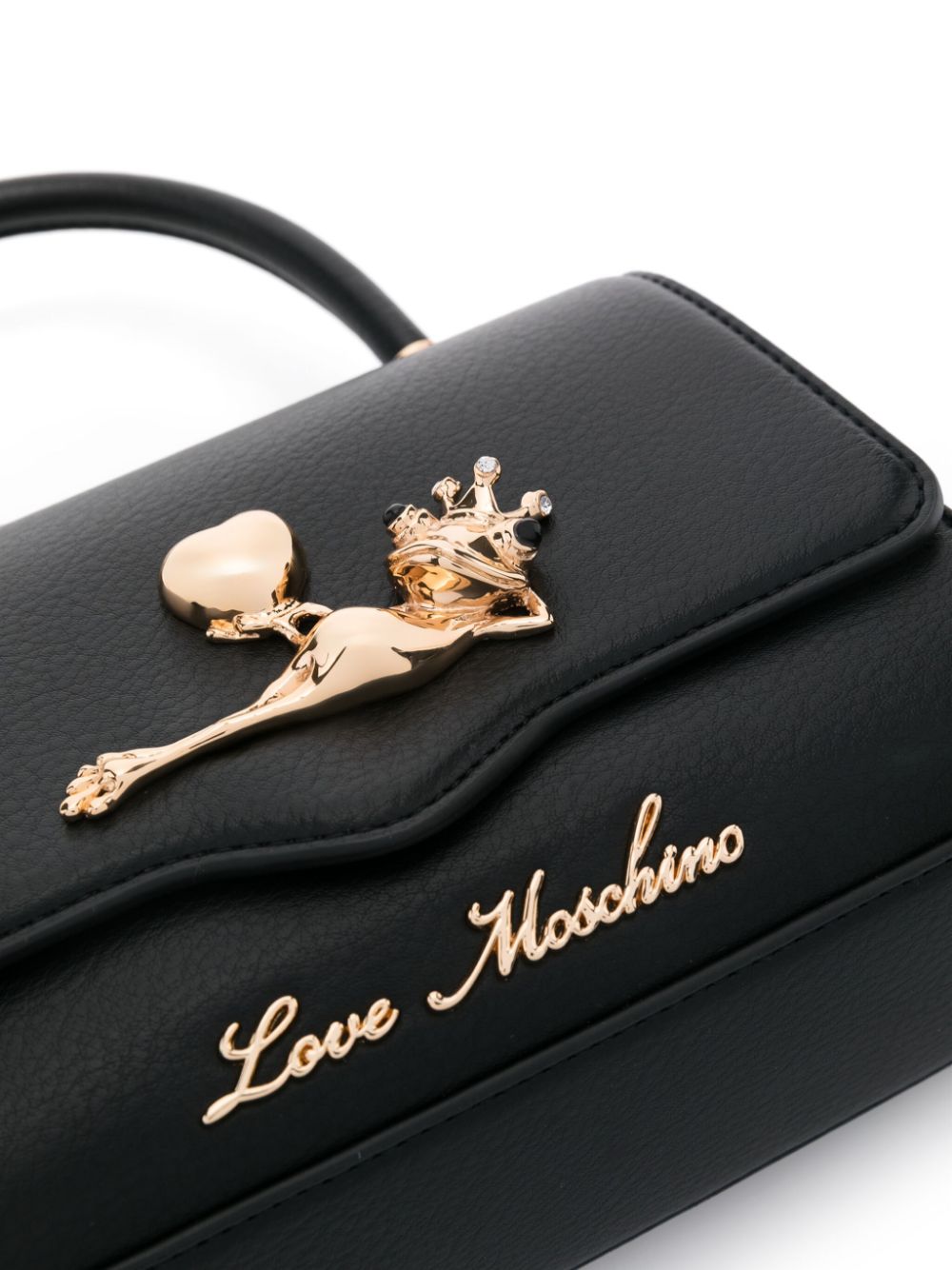 Love Moschino small logo-lettering tote bag Women