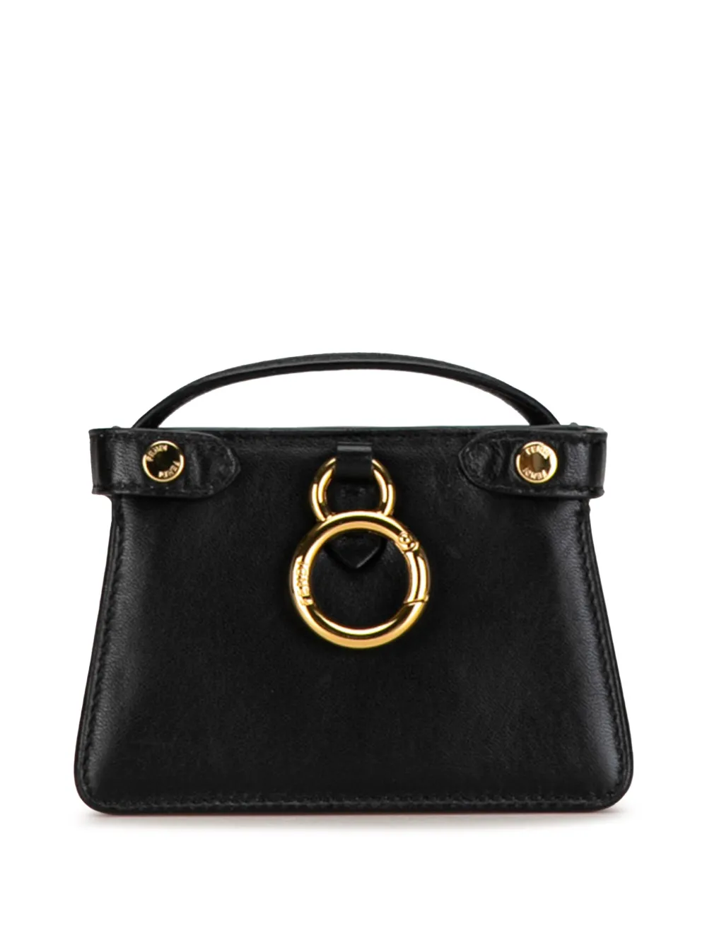 Fendi Pre-Owned 2010-2023 Pico Peekaboo Charm satchel - Zwart