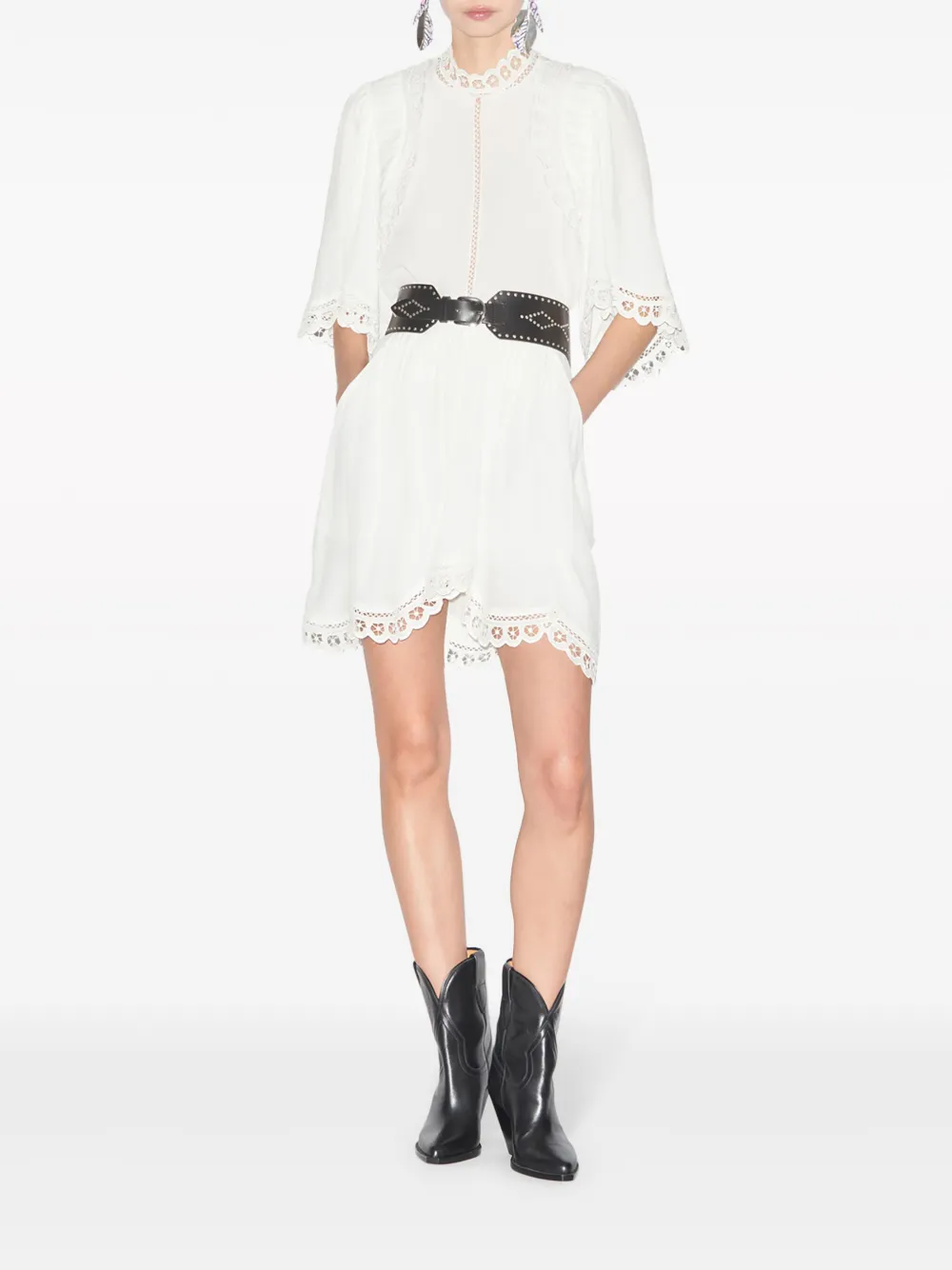 MARANT ÉTOILE Francesca mini-rok - Wit