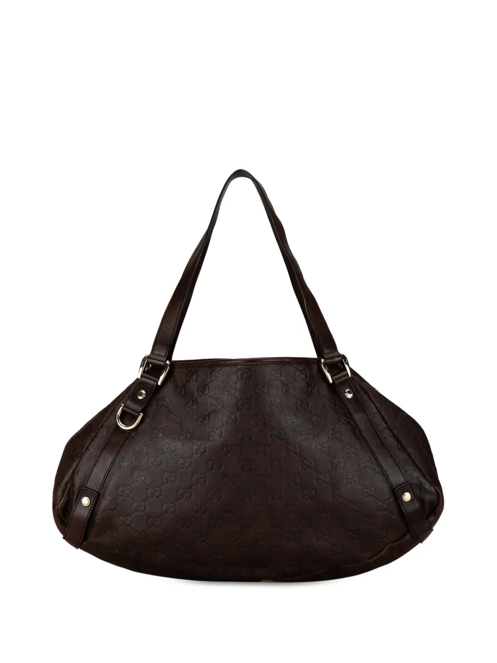 Gucci Pre-Owned 2000-2015 Guccissima Abbey D-Ring shoulder bag - Bruin