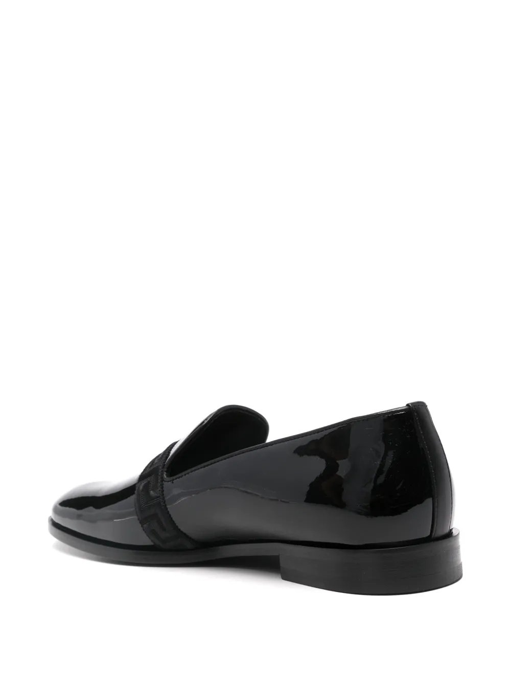 Cheap Versace Medusa patent-leather loafers Men