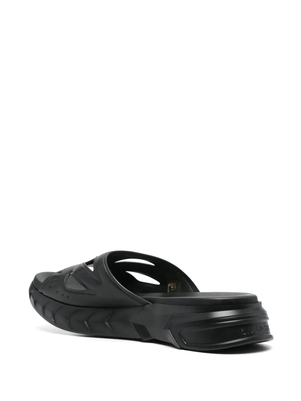 Givenchy Marshmallows logo-debossed slides Black