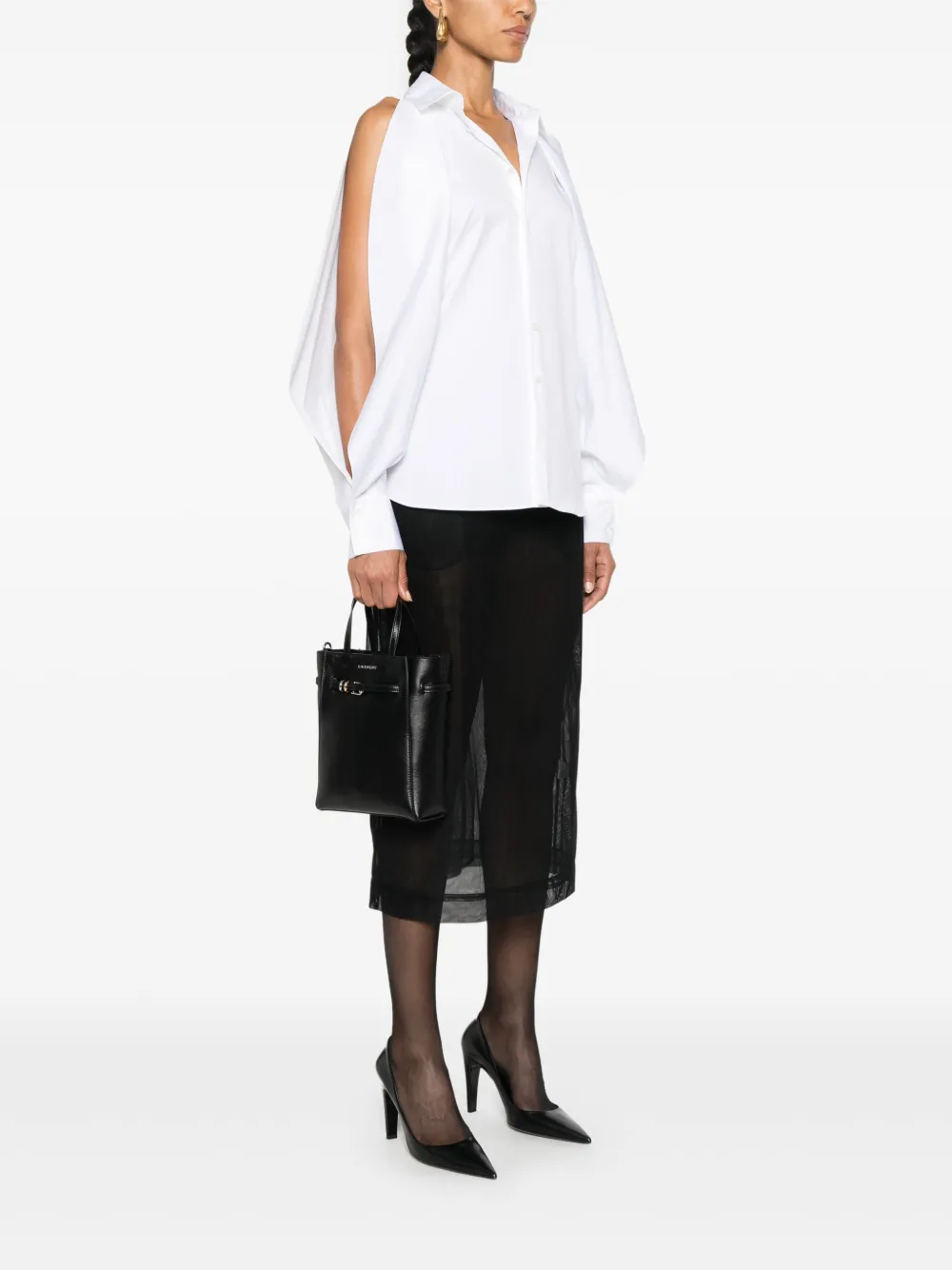 Givenchy Voyou kleine shopper - Zwart
