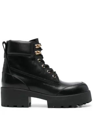 Givenchy Trekker Leather Ankle Boots Black FARFETCH AZ