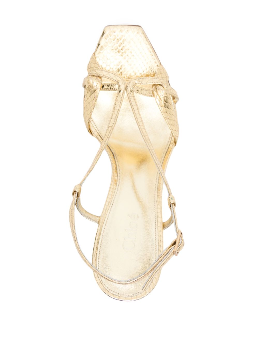 Chloé Nour sandals Gold